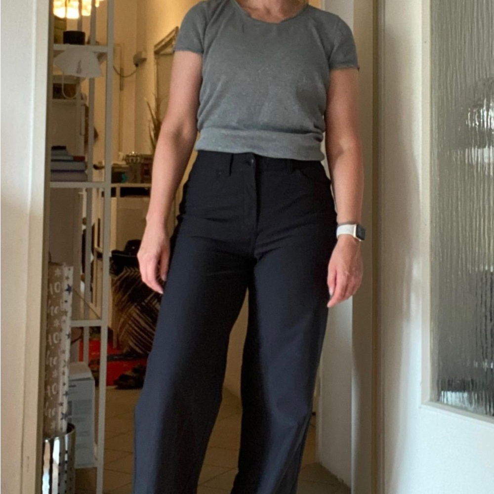 Lululemon Athletica Black Wide Leg Pants